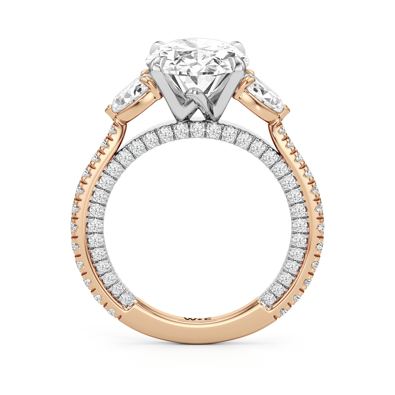 The W Crest Engagement Ring