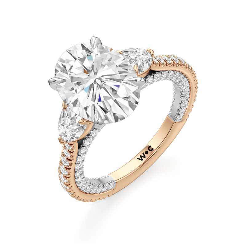 The W Crest Engagement Ring