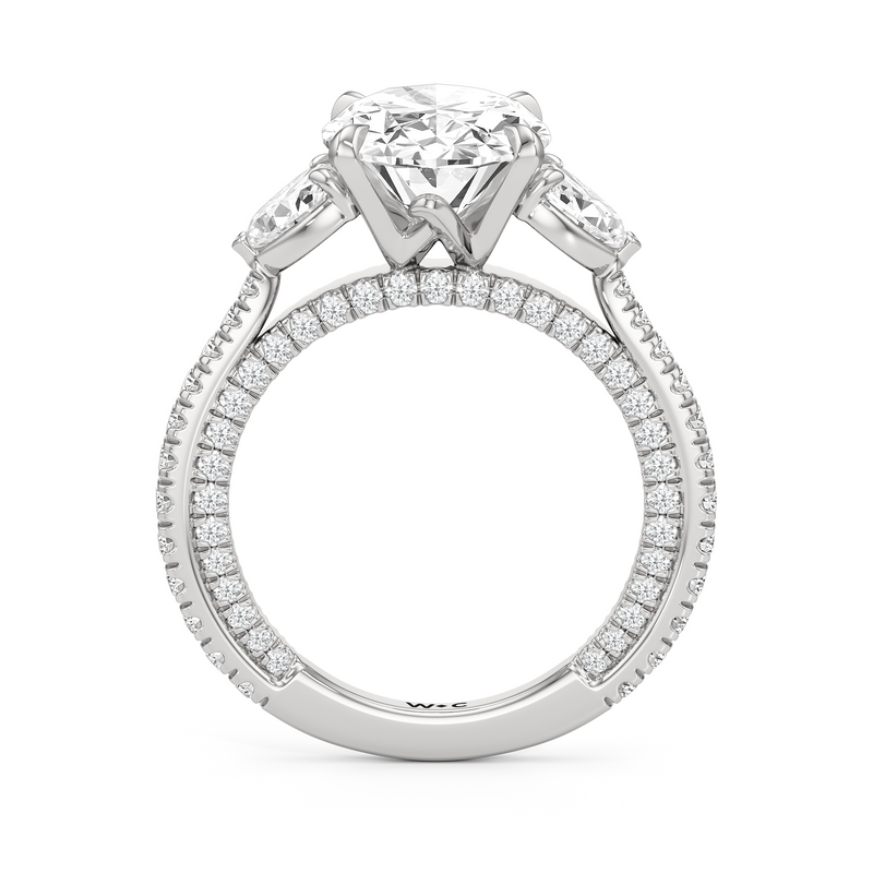 The W Crest Engagement Ring