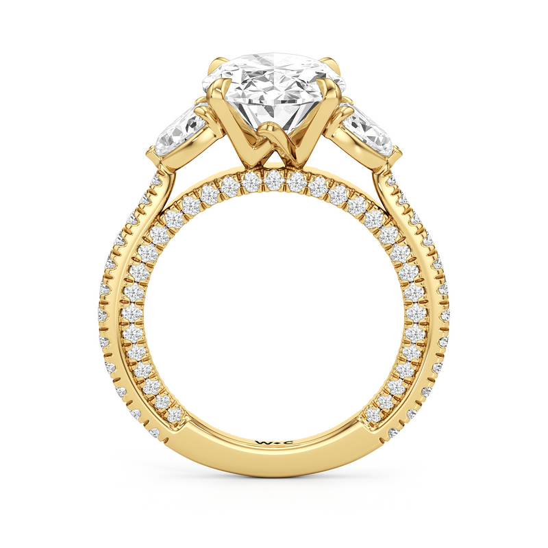 The W Crest Engagement Ring