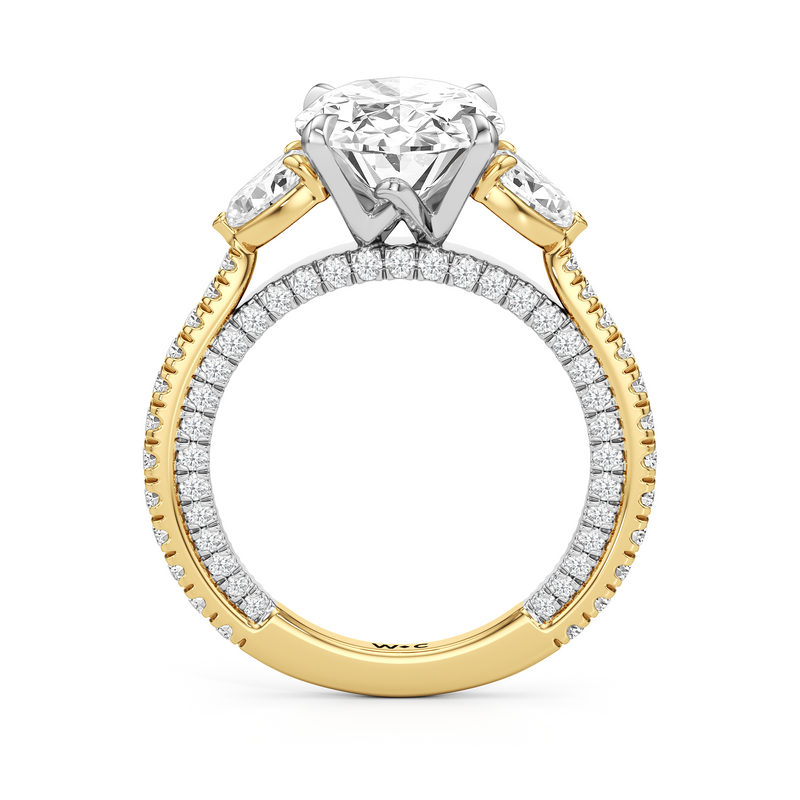 The W Crest Engagement Ring
