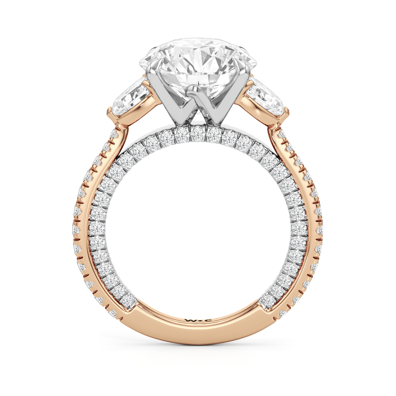 The W Crest Engagement Ring