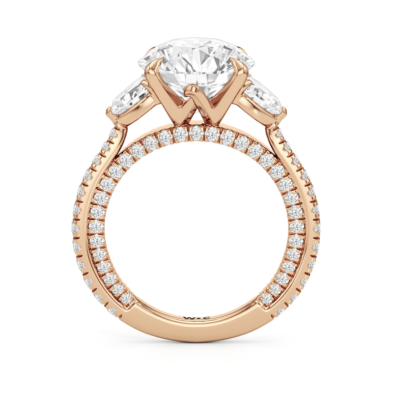 The W Crest Engagement Ring