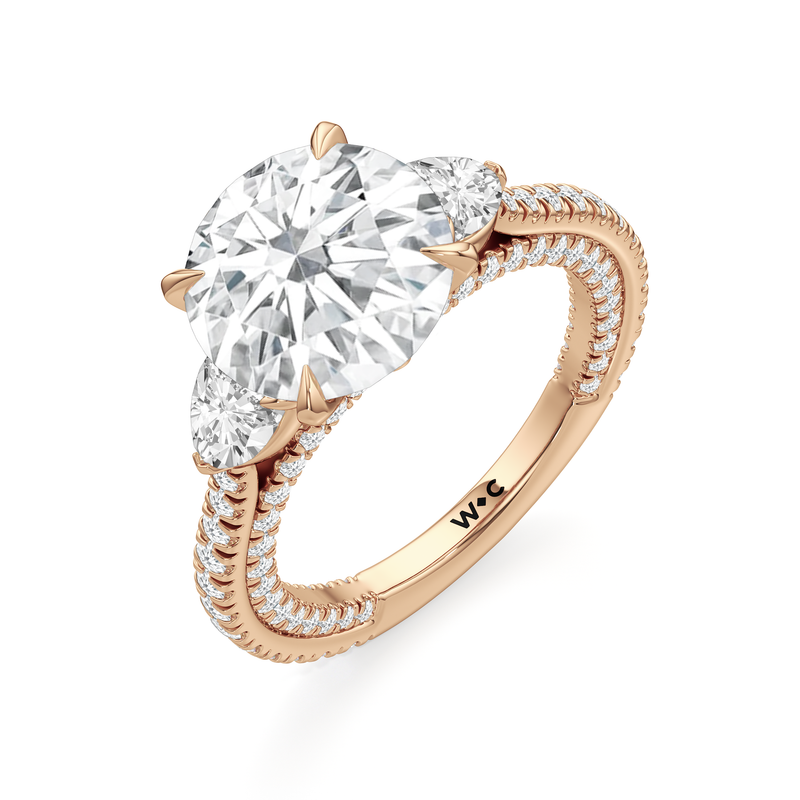 The W Crest Engagement Ring