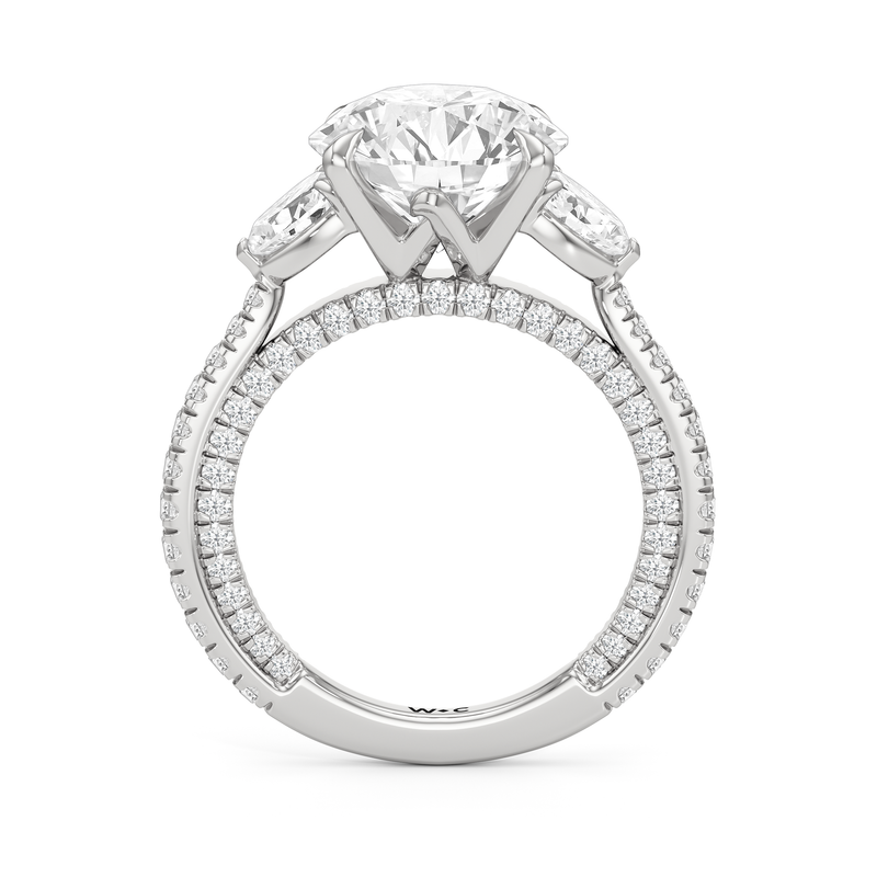 The W Crest Engagement Ring