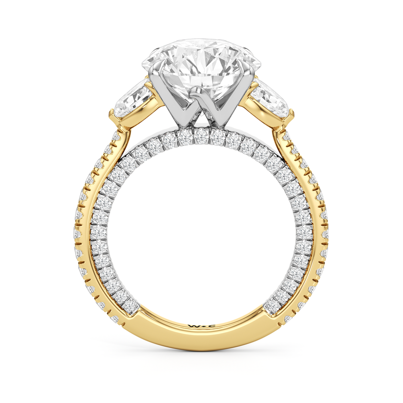 The W Crest Engagement Ring
