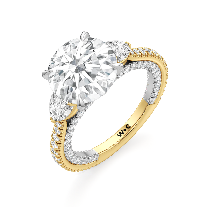 The W Crest Engagement Ring
