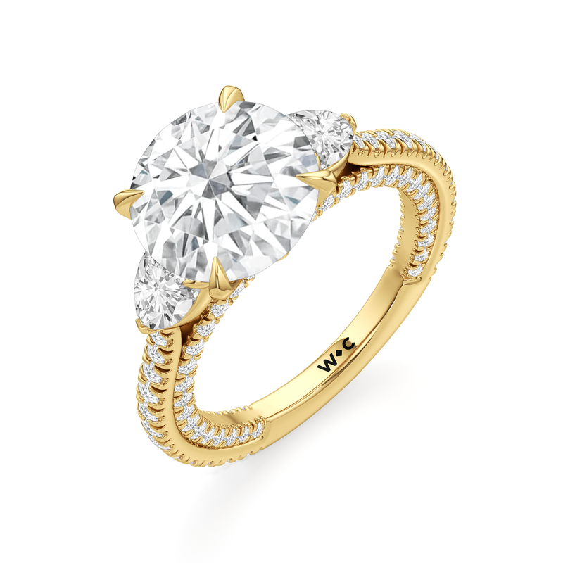 The W Crest Engagement Ring