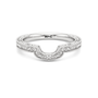 The Seraphine Heart Low-Profile Wedding Band