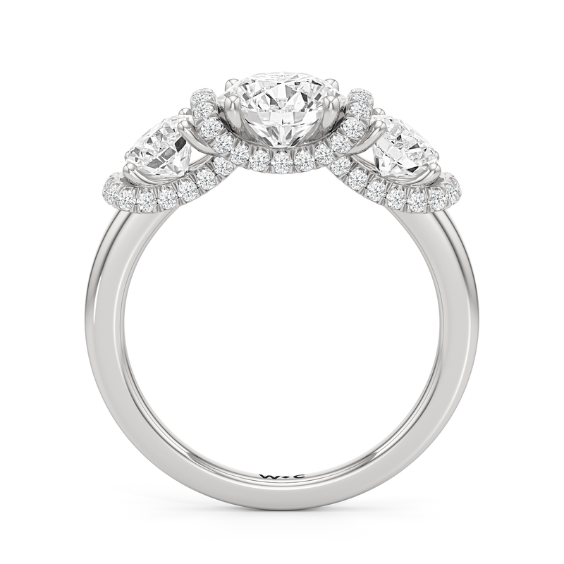 The Fulton Three Stone Ring