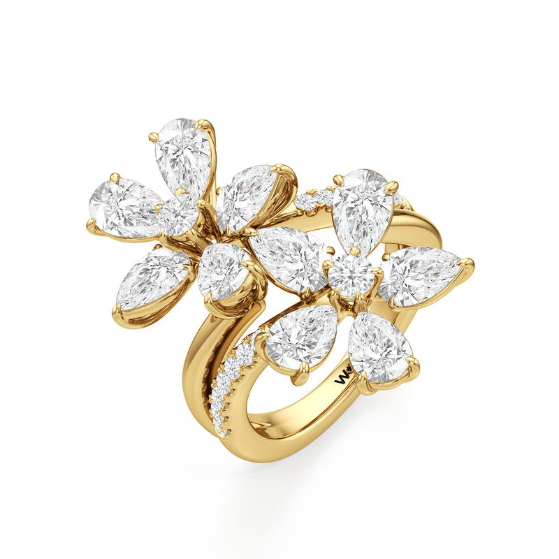 Daisy Duet Ring