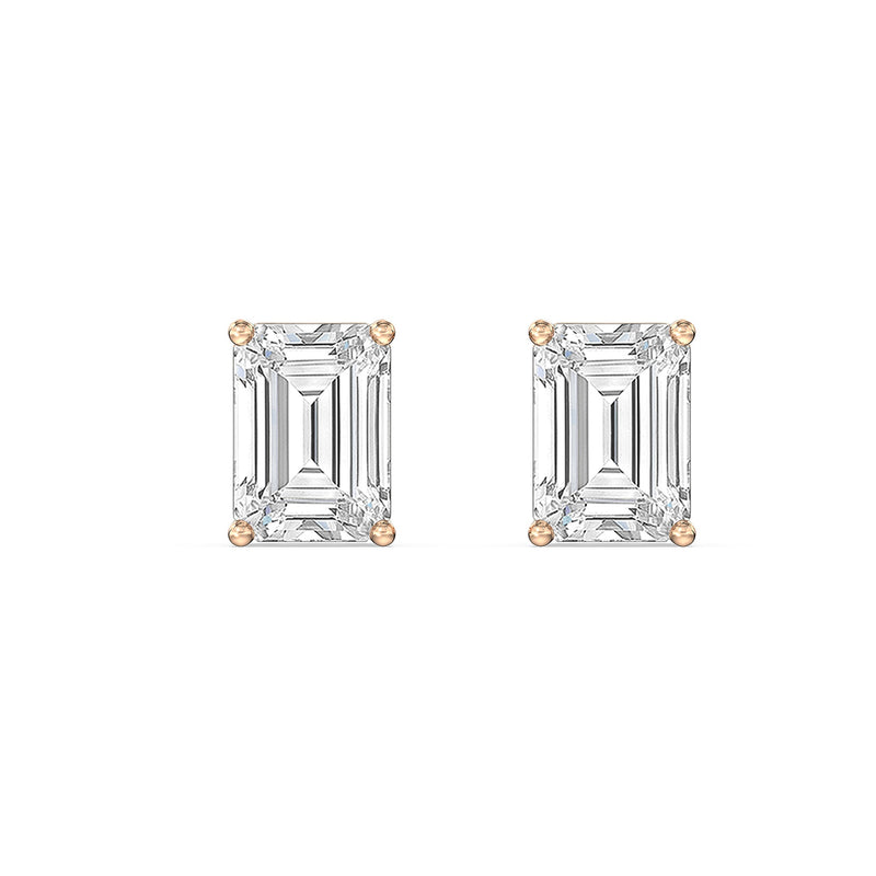 Classic Emerald Stud Earrings (F/G VS+)