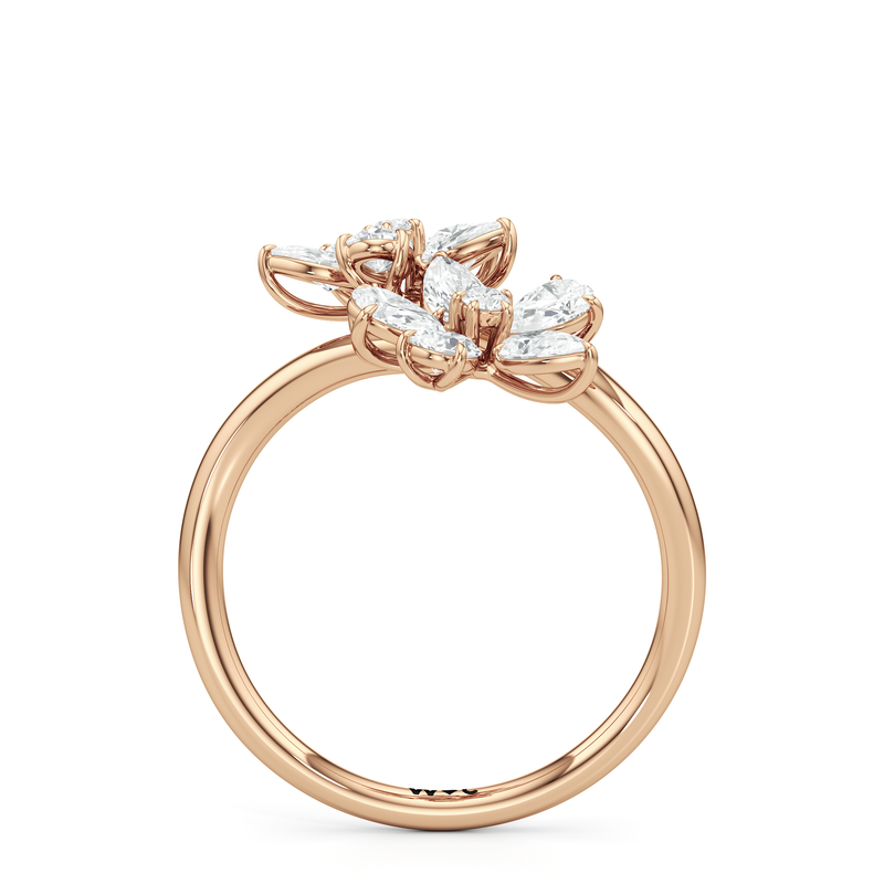 Daisy Duet Bypass Ring