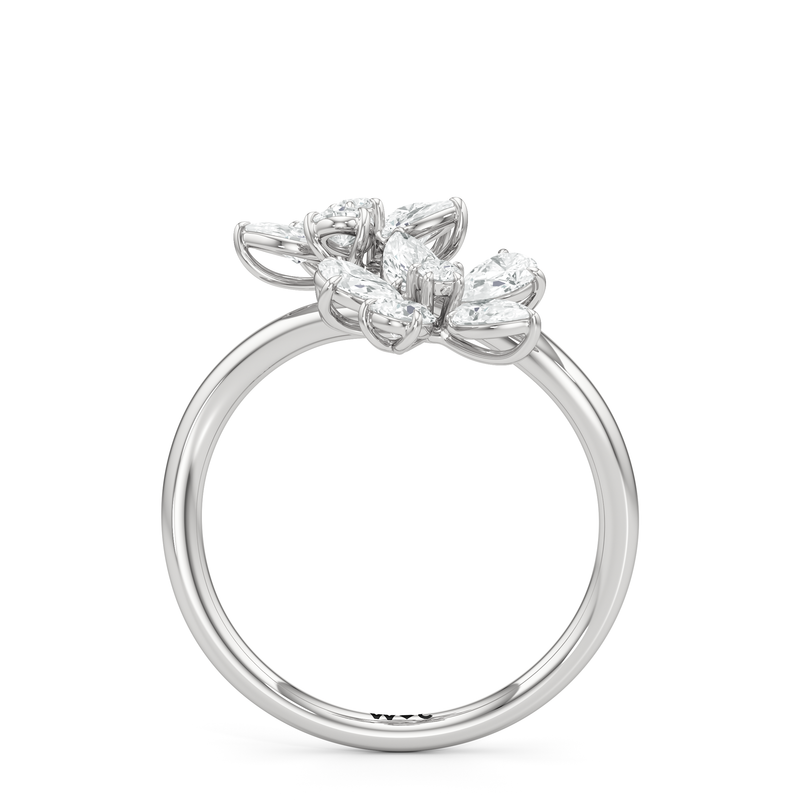 Daisy Duet Bypass Ring