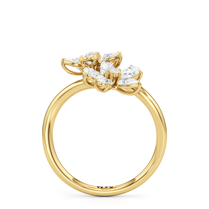 Daisy Duet Bypass Ring