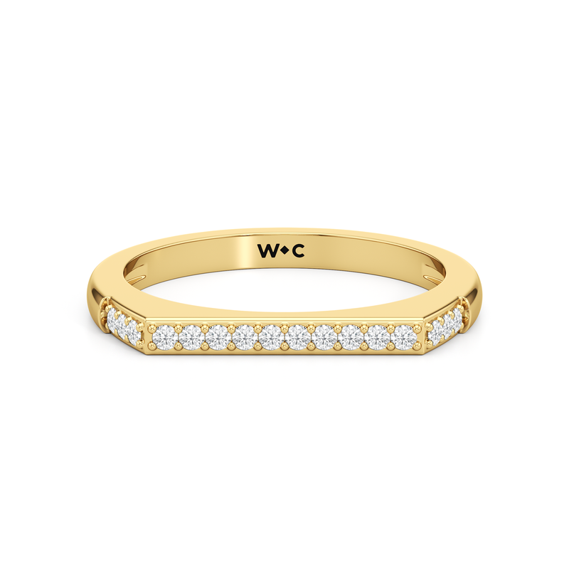 The Scottie Pavé Stacker Ring
