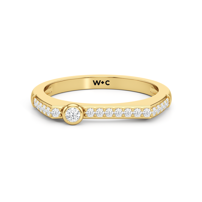 The Scottie Round Stacker Ring