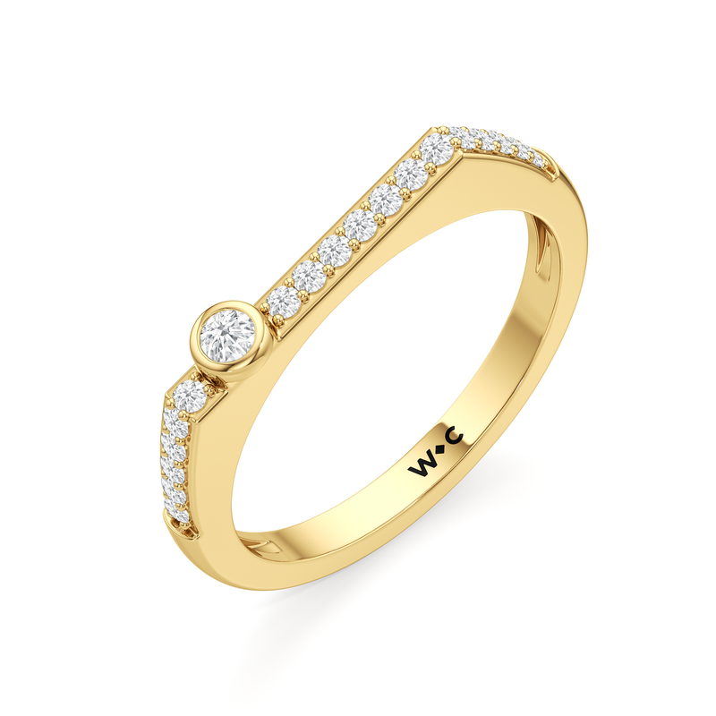 The Scottie Round Stacker Ring