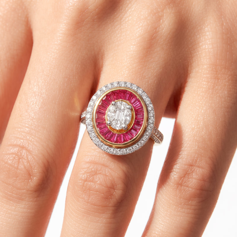 Rouge Soleil Ring