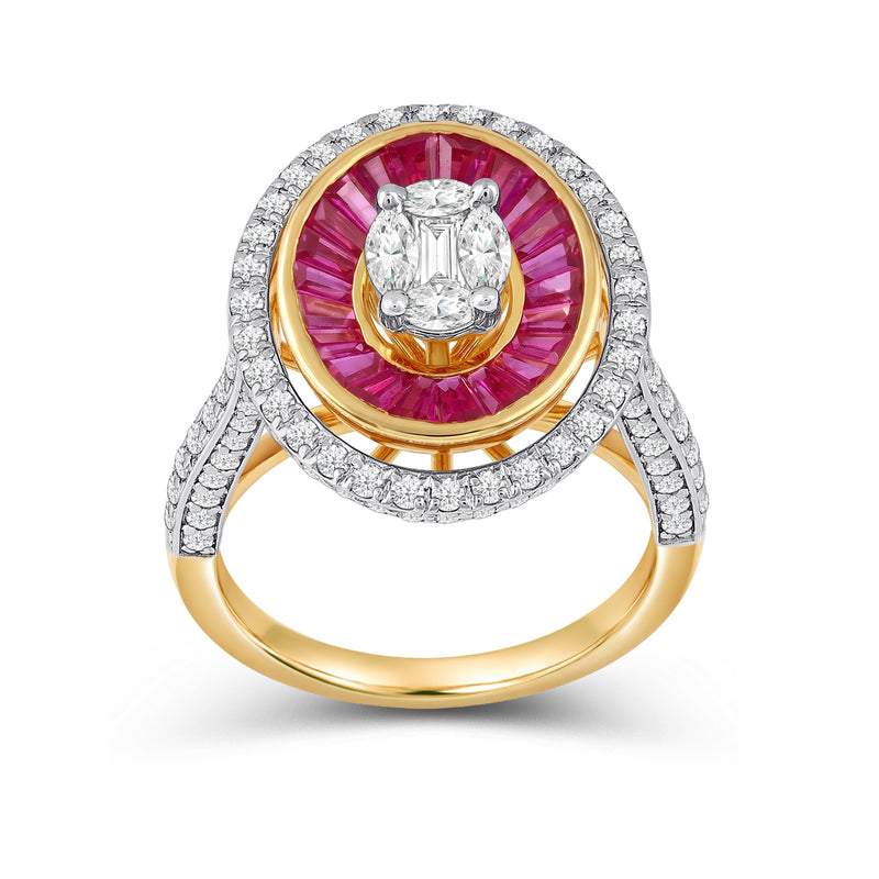 Rouge Soleil Ring