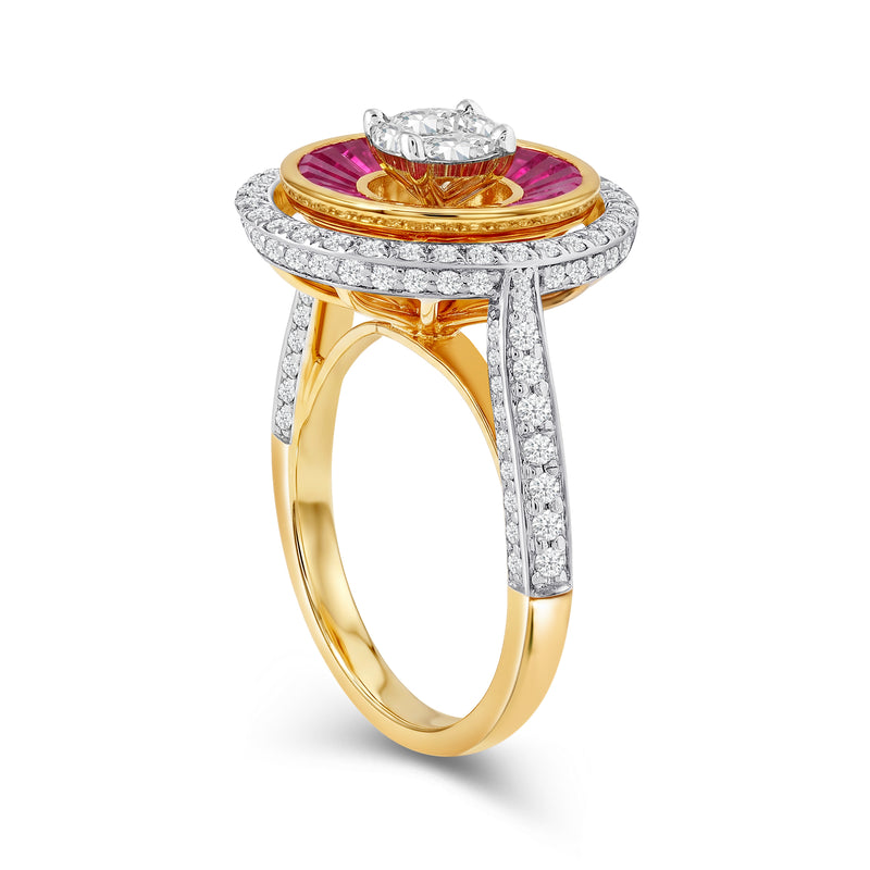 Rouge Soleil Ring
