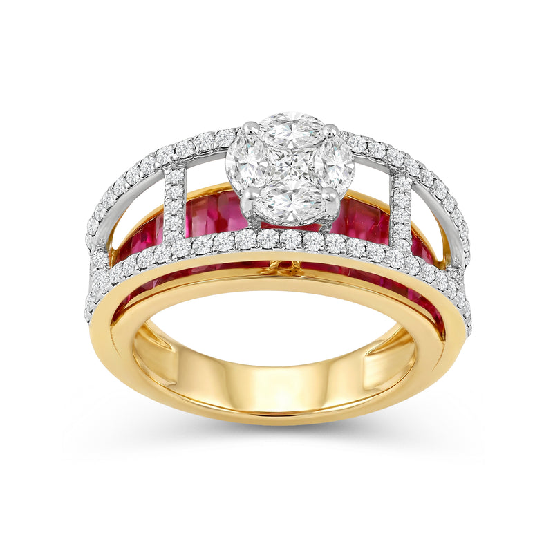 Rosé Rivulet Ring