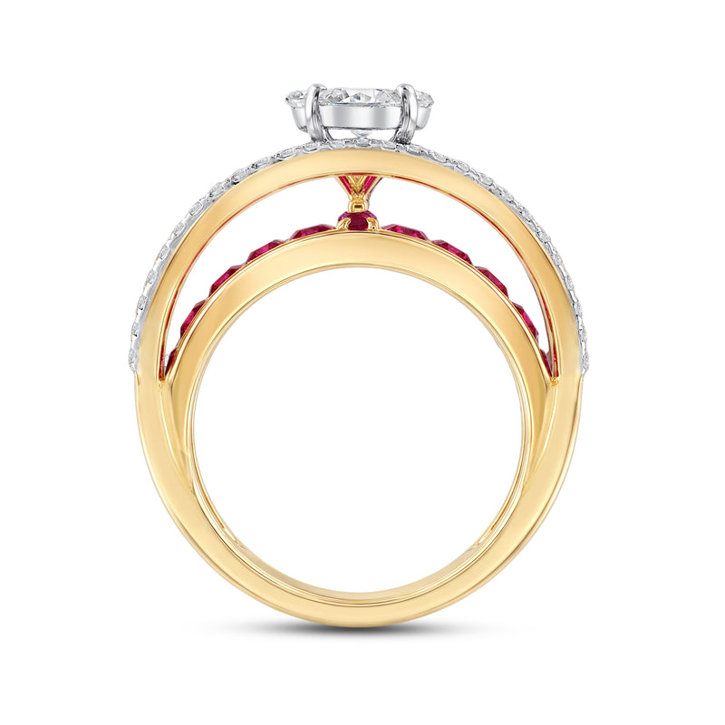 Rosé Rivulet Ring