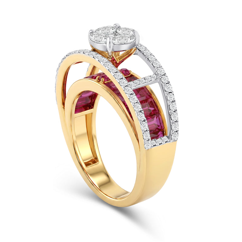 Rosé Rivulet Ring