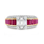 Rubelle Ruby & Diamond Cocktail Ring