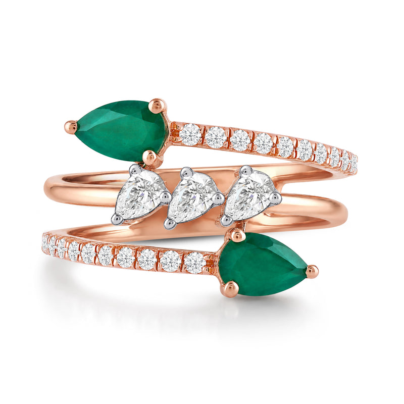 Twin Verdure Ring