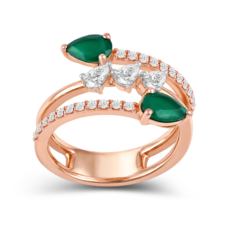 Twin Verdure Ring