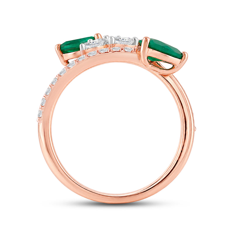 Twin Verdure Ring