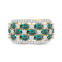 Viridia Emerald & Diamond Cocktail Ring