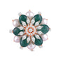 Jardine Emerald & Diamond Cocktail Ring