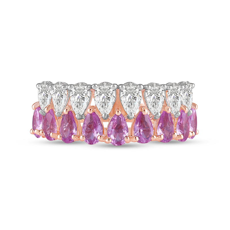 Zavira Ruby & Diamond Cocktail Ring