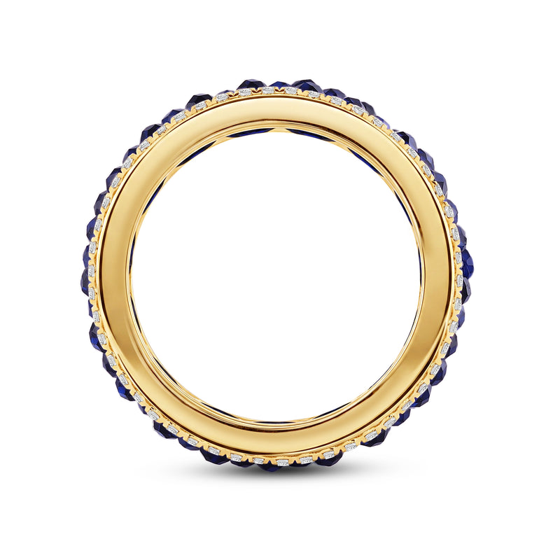 Sapphire Ondine Diamond Cocktail Ring