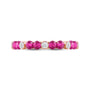 Ruby Nerith Diamond Stackable Ring