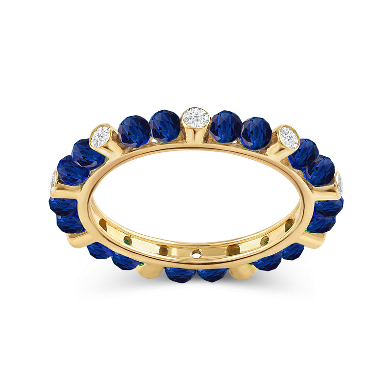 Sapphire Nerith Diamond Stackable Ring