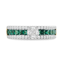 Load image into Gallery viewer, Esperia Eternal Emerald Ring
