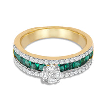 Load image into Gallery viewer, Esperia Eternal Emerald Ring
