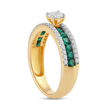 Load image into Gallery viewer, Esperia Eternal Emerald Ring
