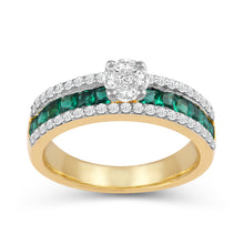 Load image into Gallery viewer, Esperia Eternal Emerald Ring

