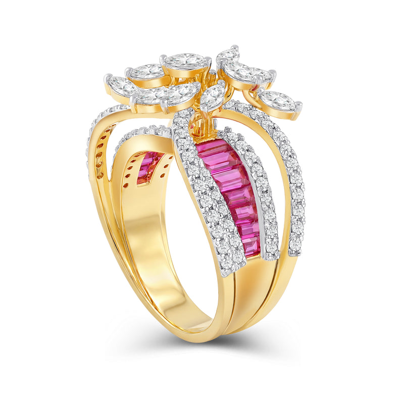Rosé Crest Ring