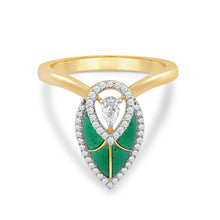 Load image into Gallery viewer, Plume Mosaique Ring
