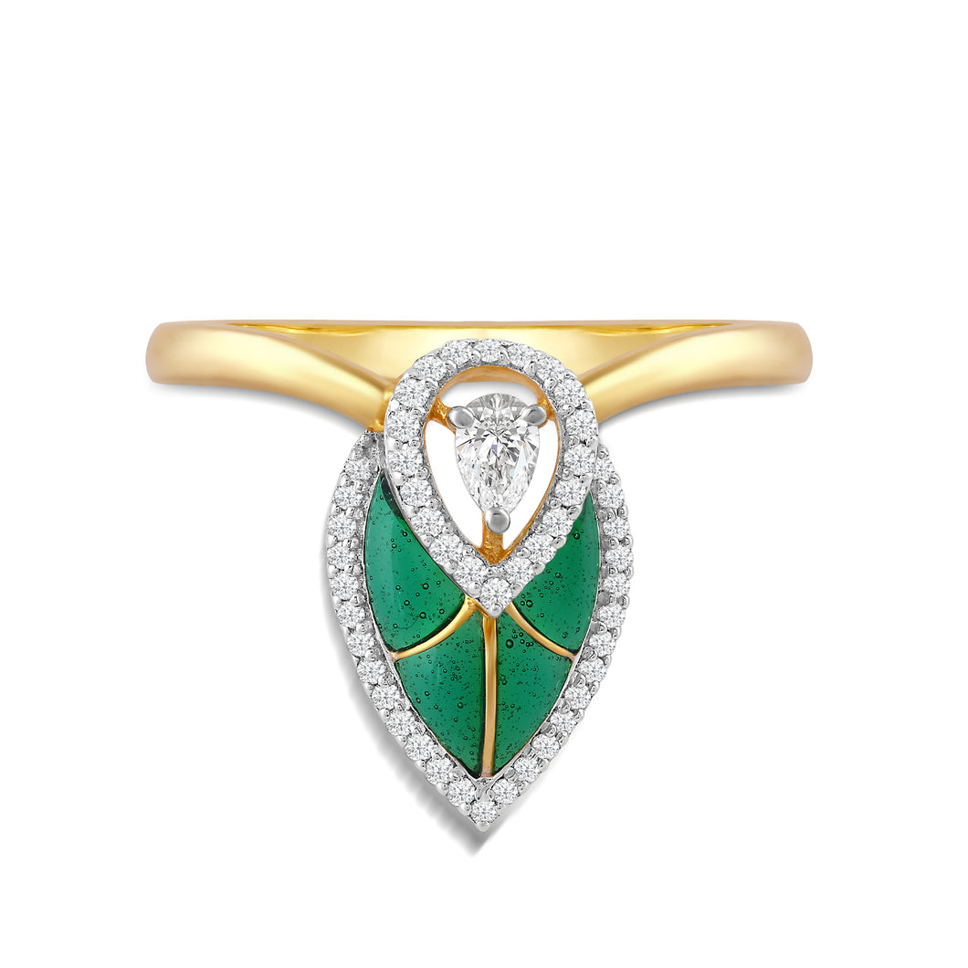 Plume Mosaique Ring