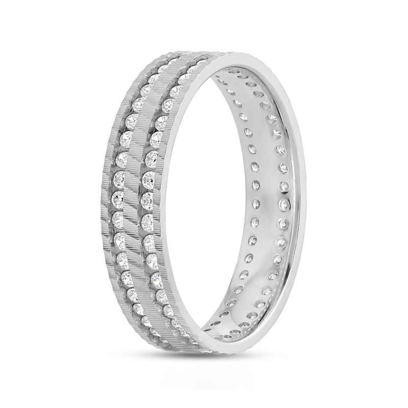Layered Wave Men's Ring