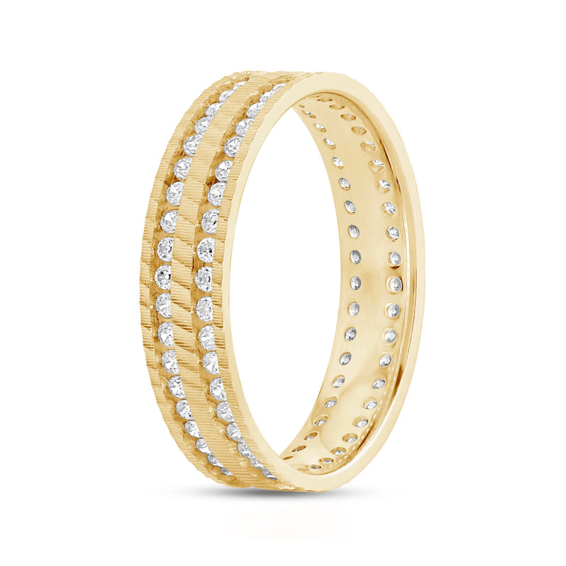 Layered Wave Men's Ring