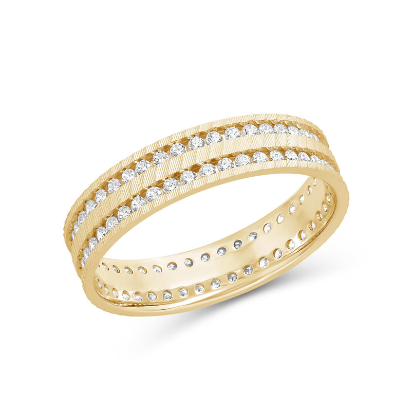 Layered Wave Men's Ring