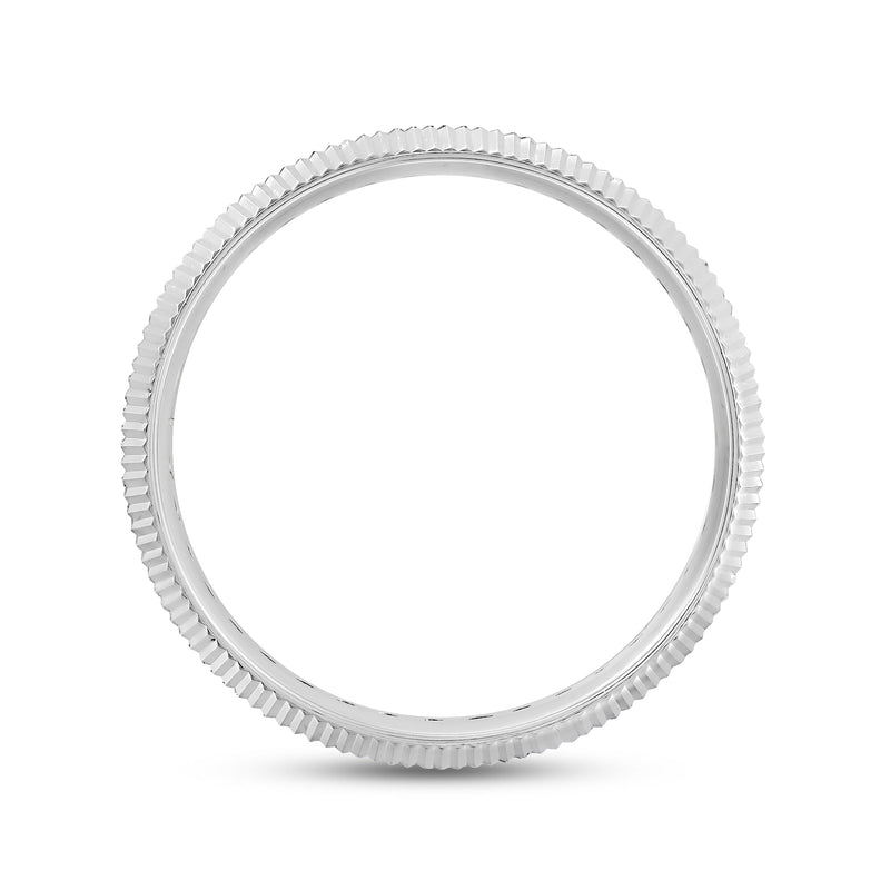 Fluted Frame Men's Ring