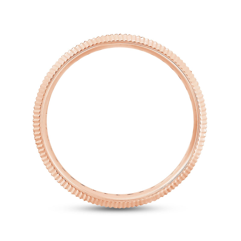 Fluted Frame Men's Ring
